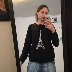 Long sleeve shirt, thicker than tee shirt